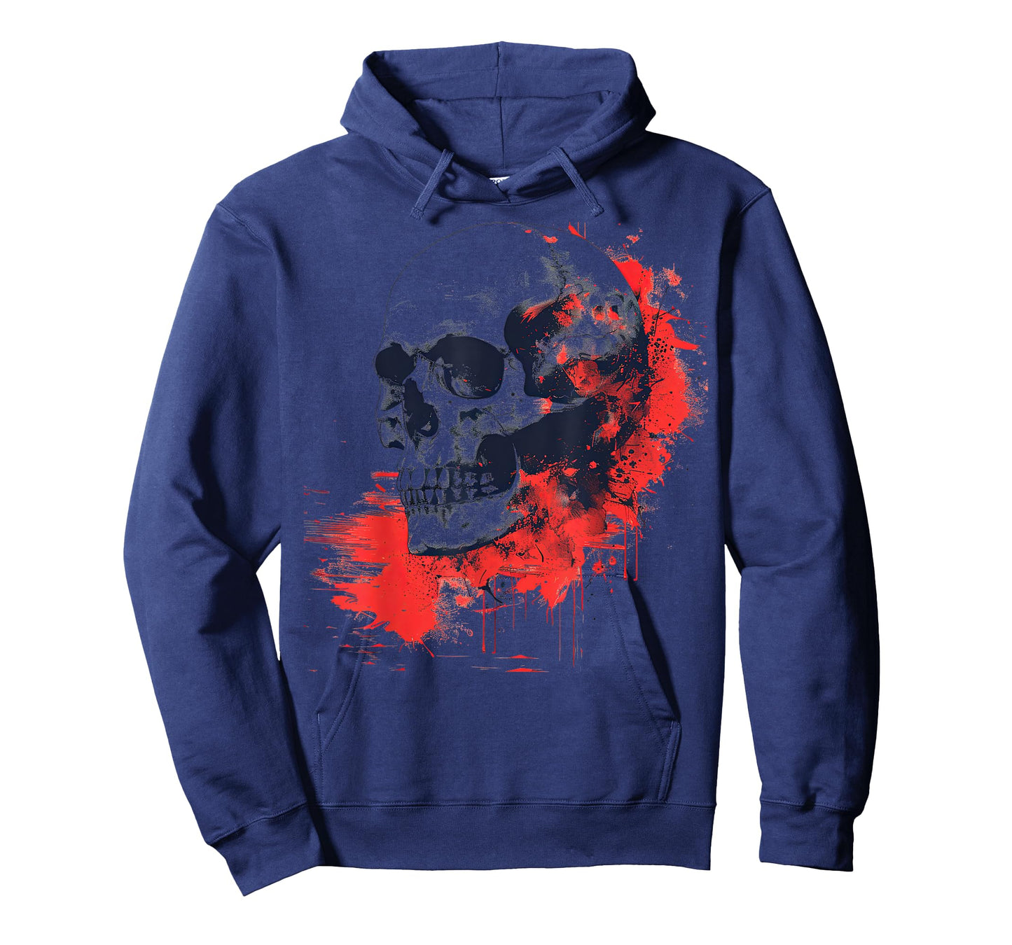 Halloween Maroon and Ebony Splatter T-Shirt