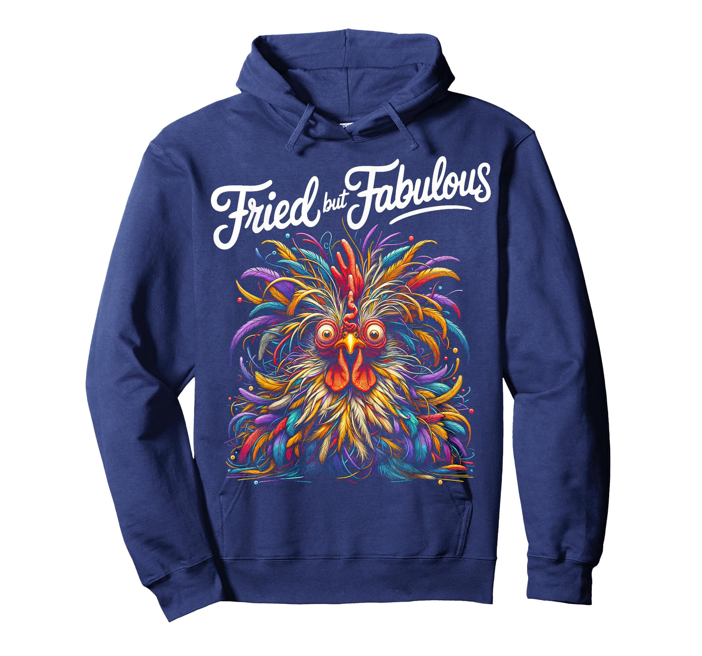 Chicken Funny Fried but Fabulous Graphic Women Chicken Love T-Shirt
