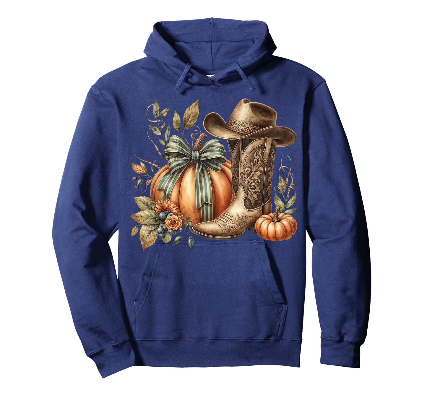 Howdy Pumpkin Fall Coquette Bow Western Boots T-Shirt