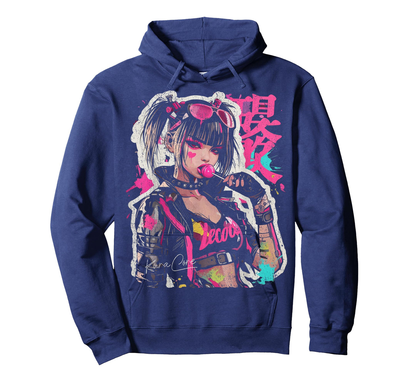 Japanese Streetwear Cyberpunk Y2K Techwear Retro Manga Anime T-Shirt