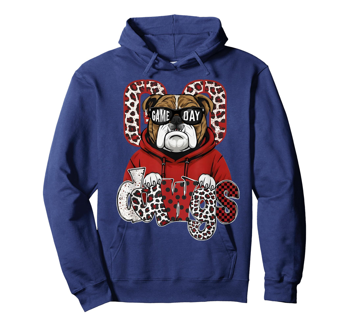 Retro Game Day Go Dawgs Pride Bulldog Name for Men Women Kid T-Shirt