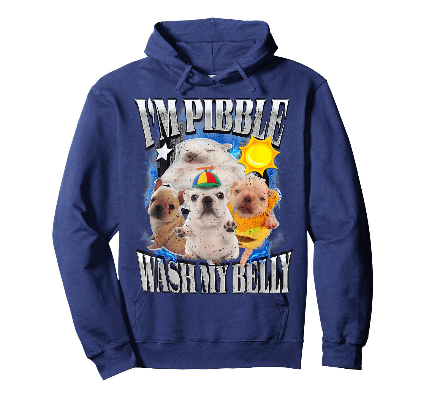 I Am Pibble Wash My Belly Pibble Meme Funny Dog Brainrot T-Shirt