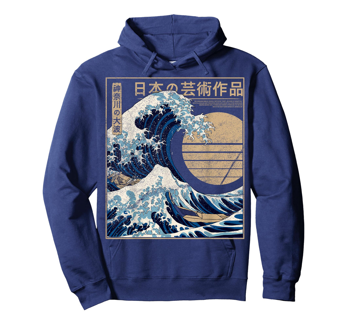 The Great Wave Kanagawa Retro Artwork Japanese Kanagawa Wave T-Shirt