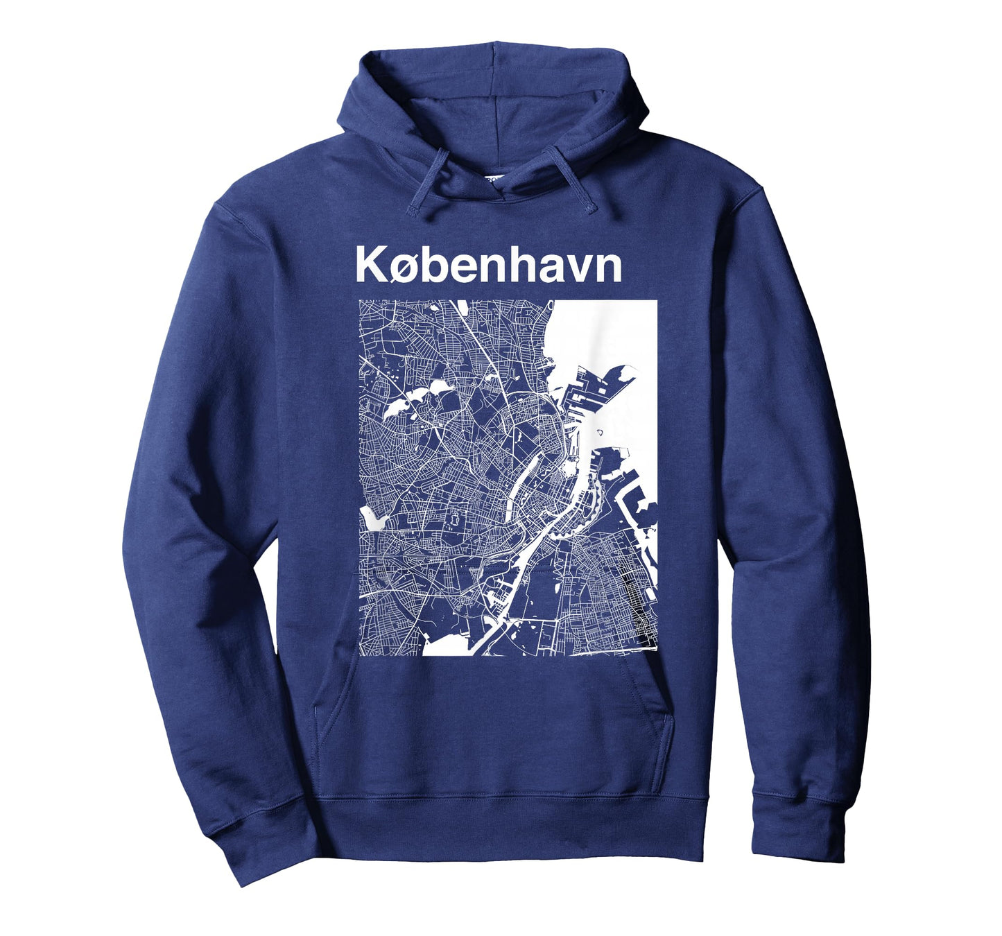 Copenhagen Denmark Classic City Map Graphic T-Shirt