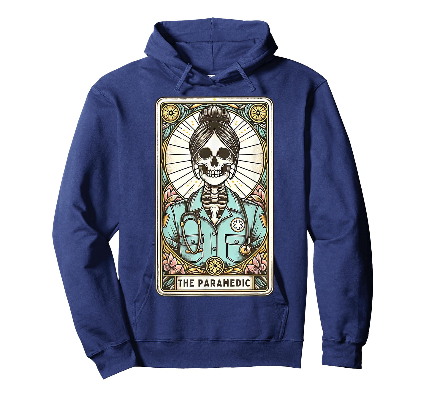 Skeleton Paramedic Tarot Card Emergency EMS EMT ER Nurse T-Shirt