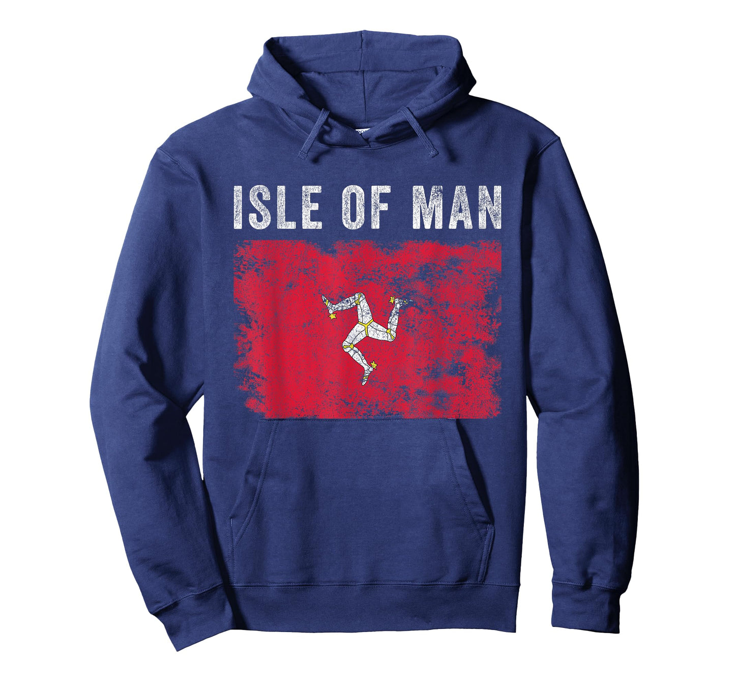 Isle of Man Flag Distressed - Men Women Kids - Manx Flag T-Shirt