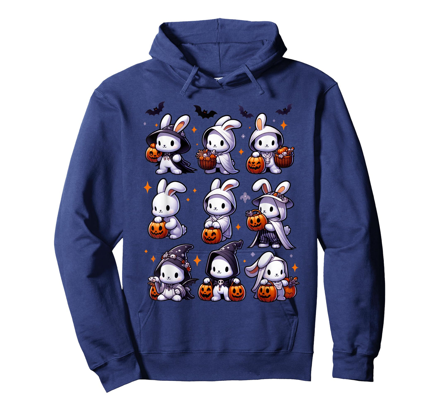 Cute Fall Bunny Ghost Costume Rabbit Lover Halloween T-Shirt