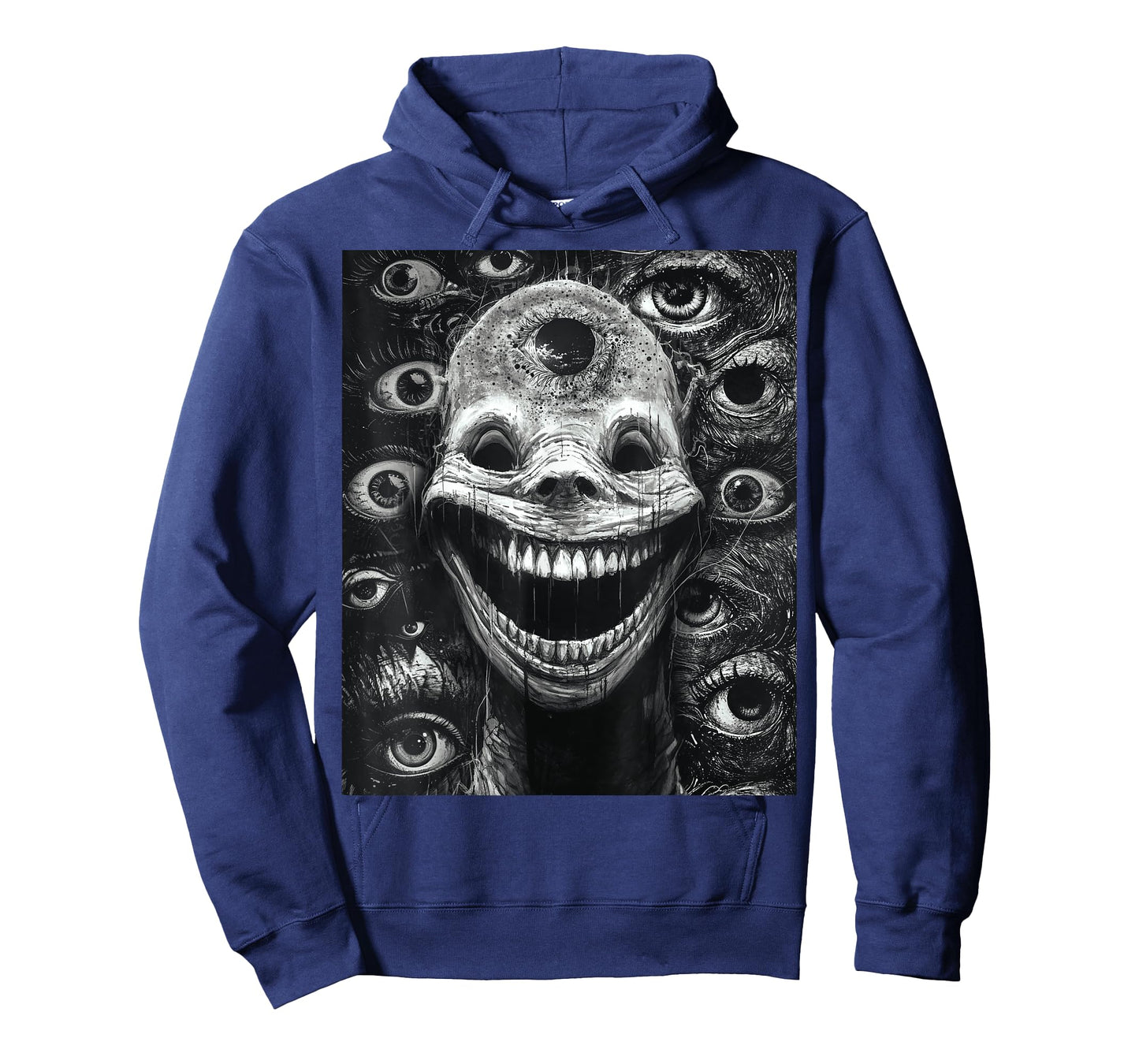Creepy gothic grin of the abyss Horror Nightmarish Sinister T-Shirt
