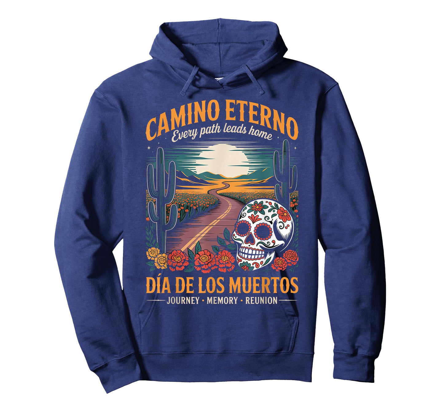 Dia de Los Muertos - Spiritual Road Sugar Skull T-Shirt