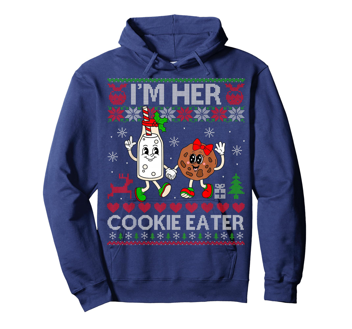 I'm Her Cookie Eater Funny Couples Ugly Christmas Sweaters T-Shirt