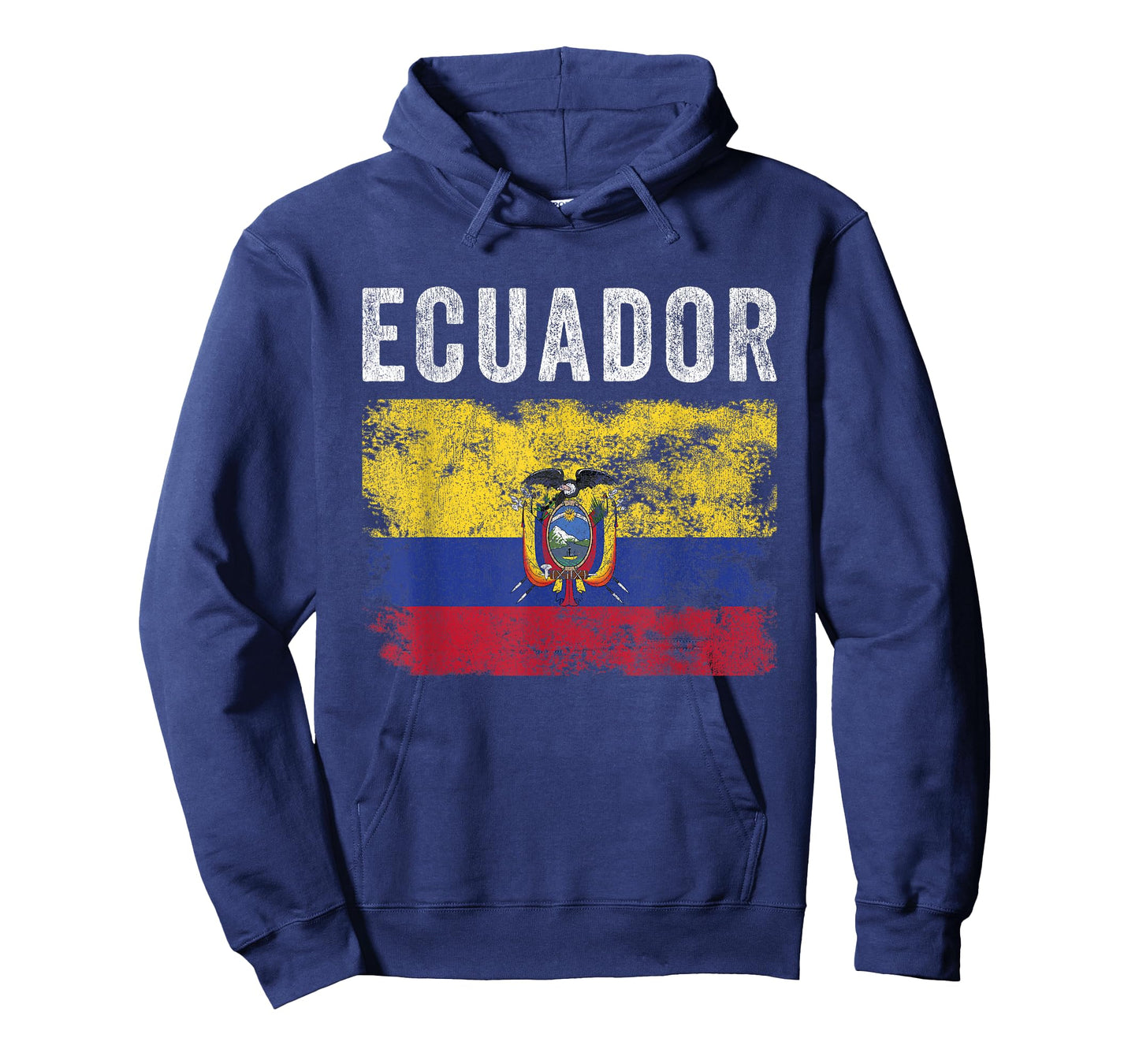 Ecuador Flag Distressed - Men Women Kids - Ecuadorian Flag T-Shirt