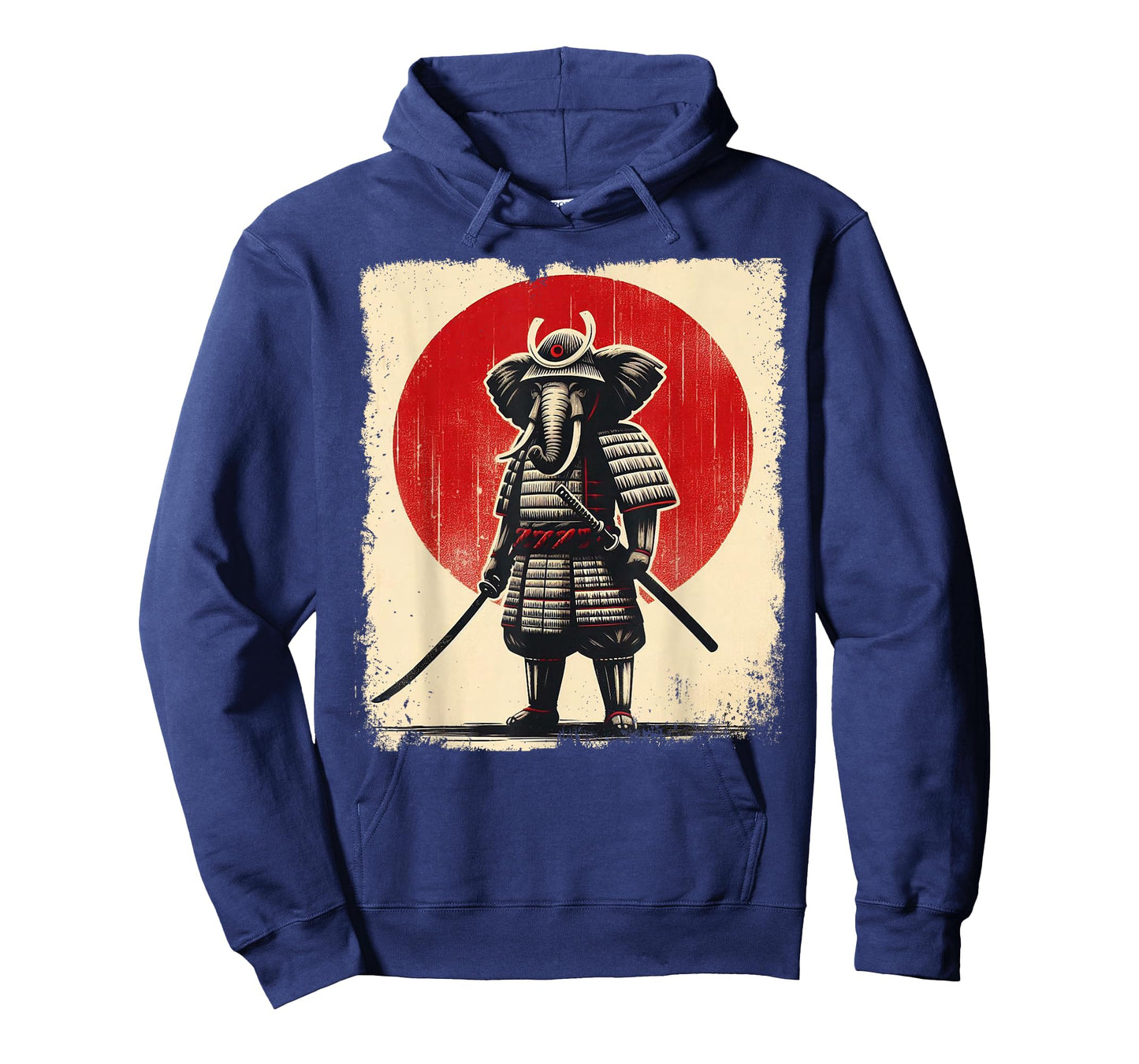 Samurai Elephant Japanese Warrior Aesthetic Art Ukiyo-e T-Shirt