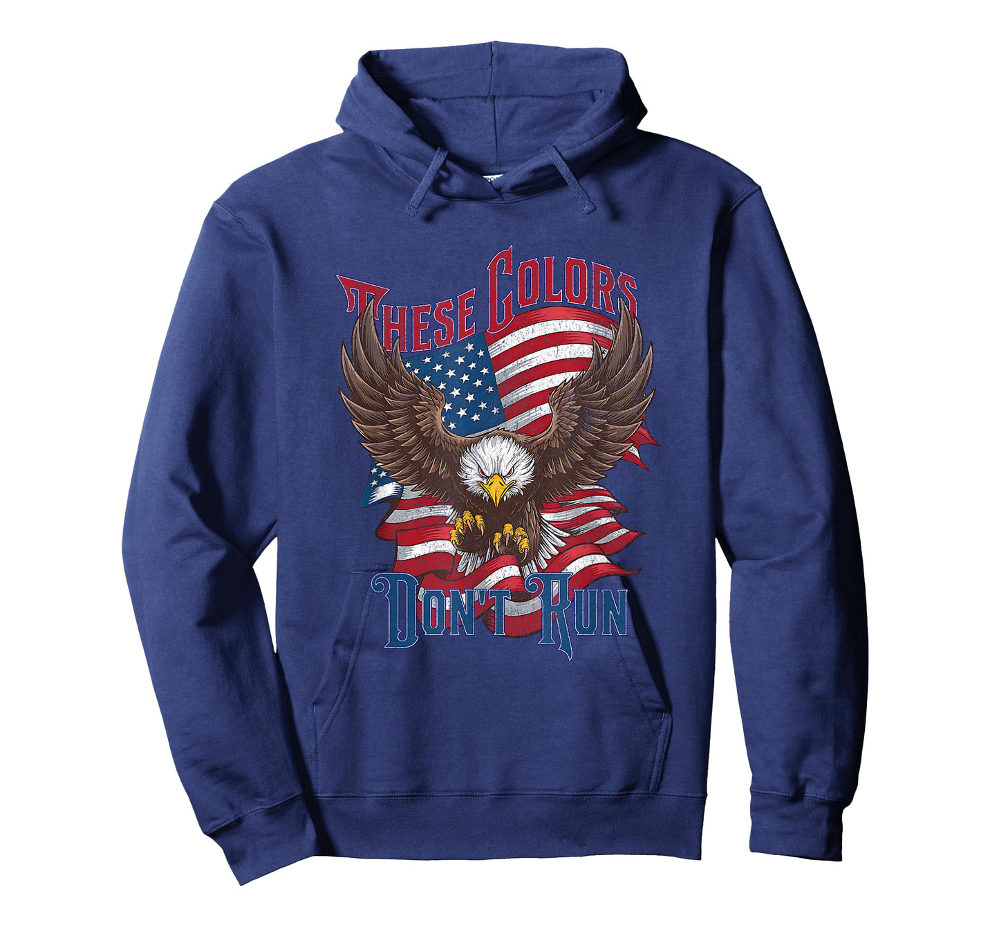 These Colors Don’t Run Bald Eagle USA Flag Patriotic Flag T-Shirt