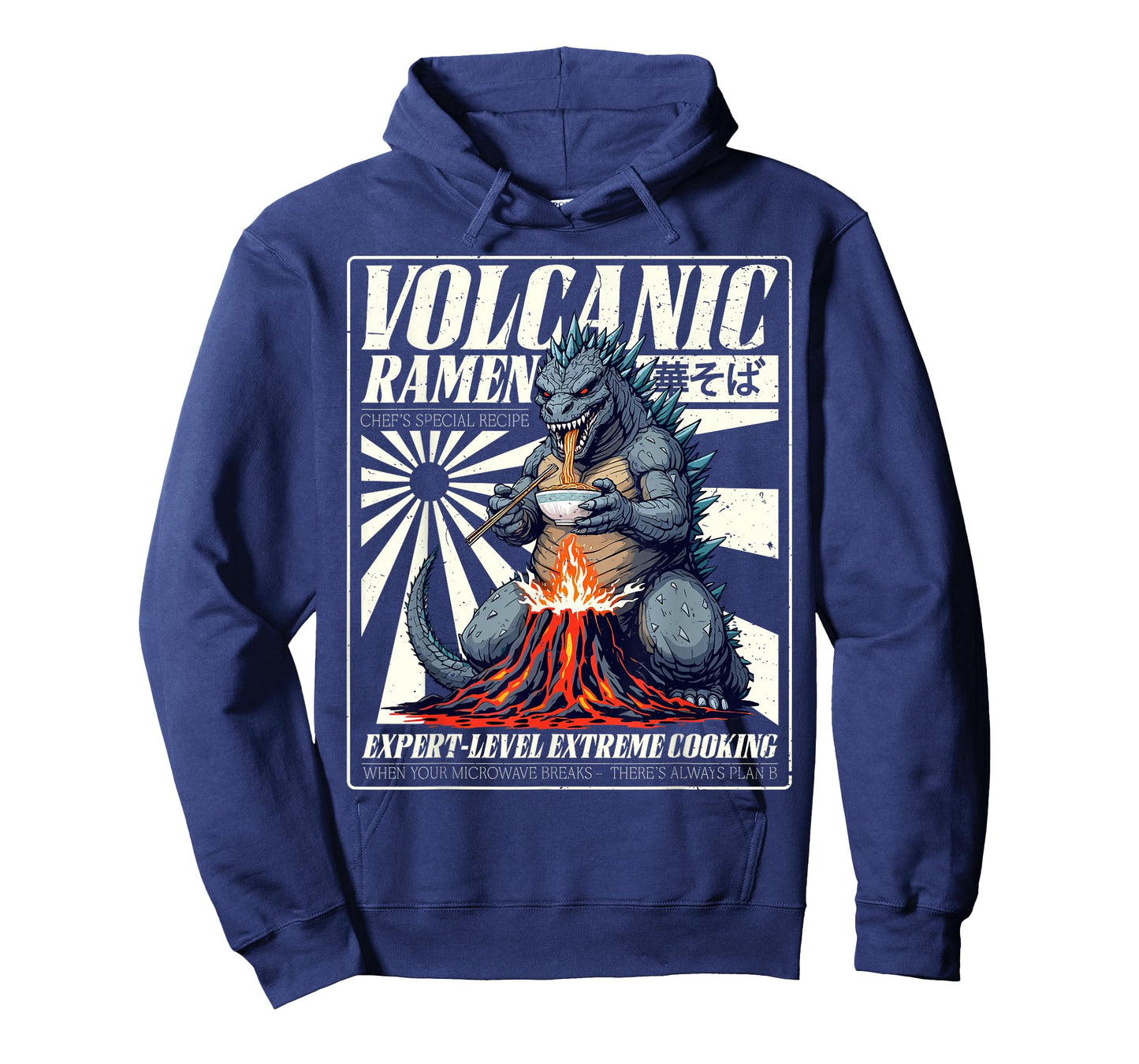 Giant Kaiju Eating Japanese Ramen Monster Lover Birthday T-Shirt