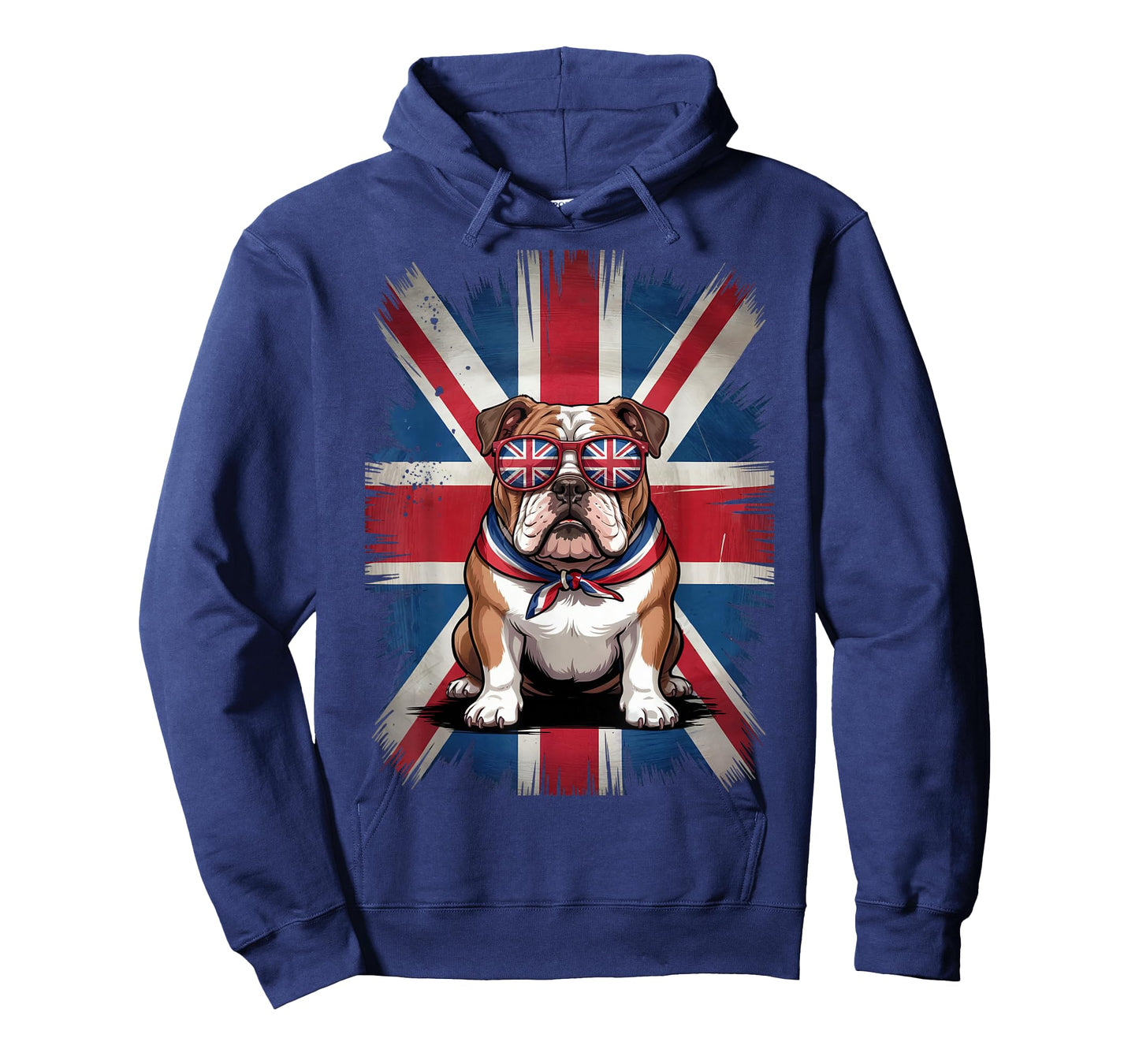English Bulldog UK Flag Union Jack Women Men UK British Flag T-Shirt