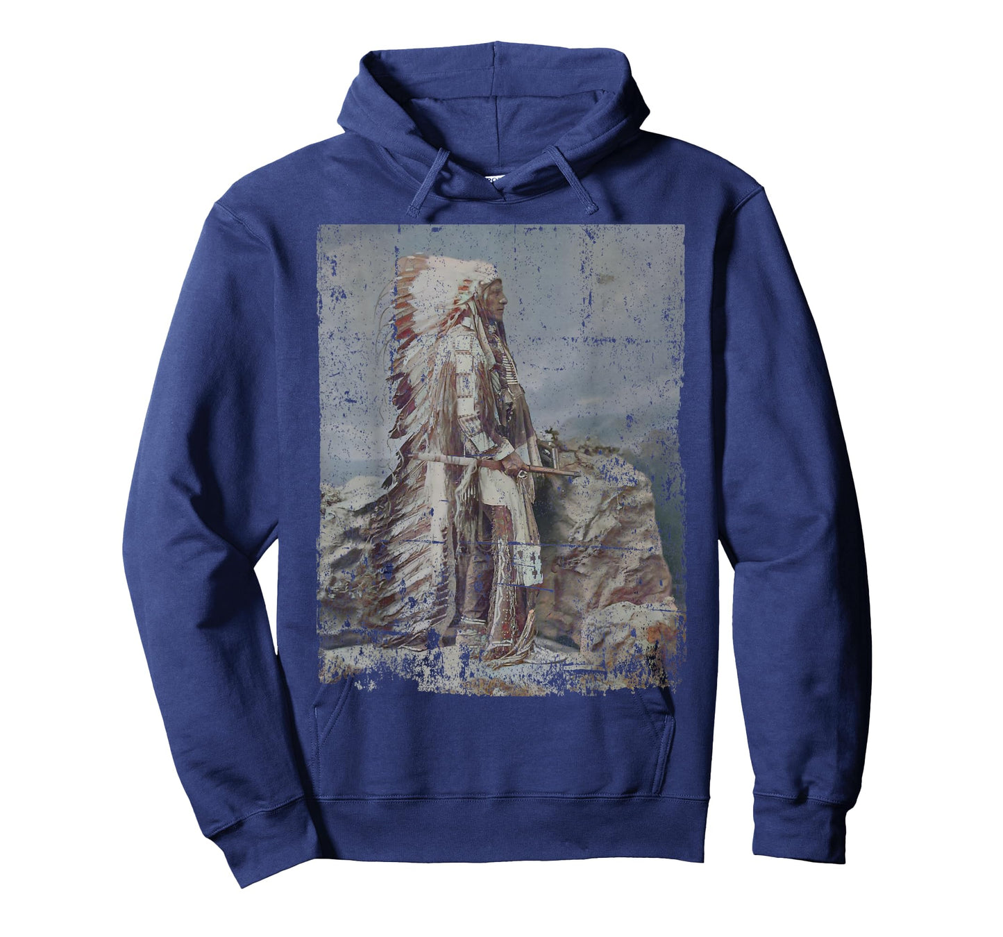 Chief Head Native American Indians Warbonnets Headdress Art T-Shirt