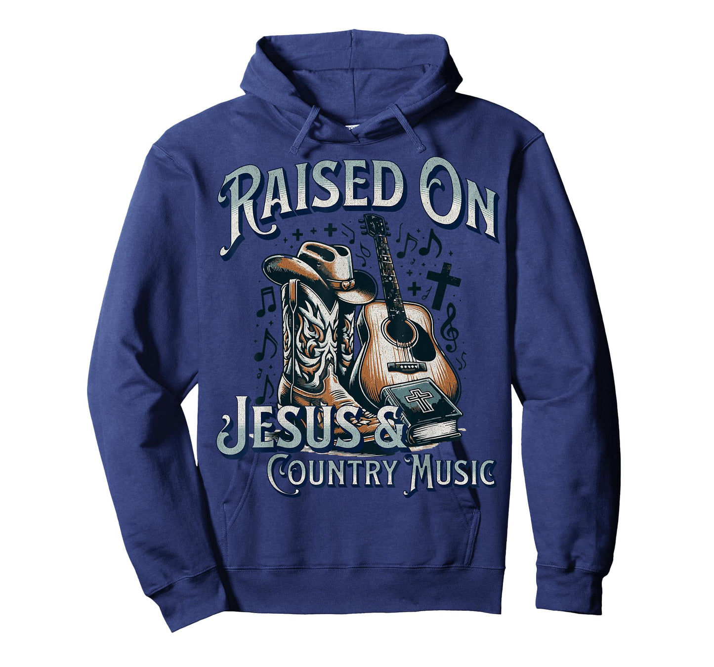 Raised On Jesus And Country Music T-Shirt