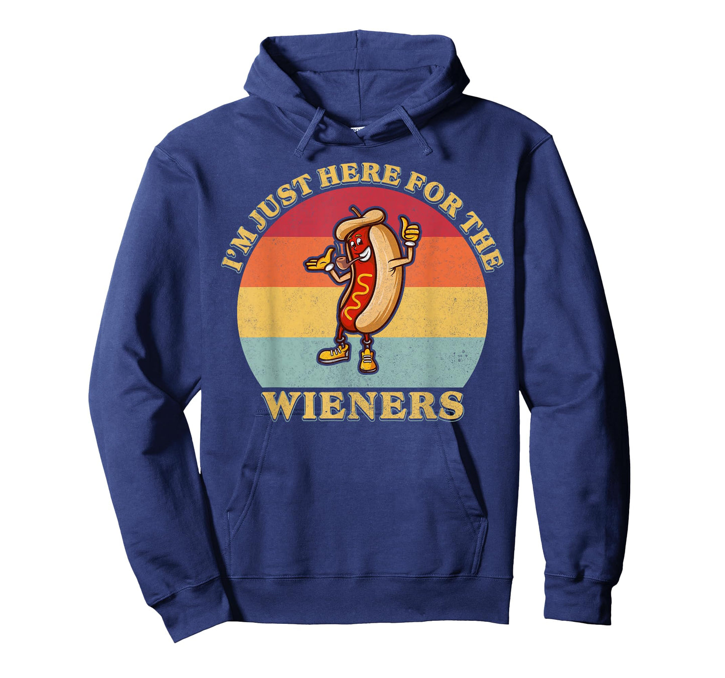 Im Just Here for The Weiners 4th of July Funny Hot Dog Gifts T-Shirt