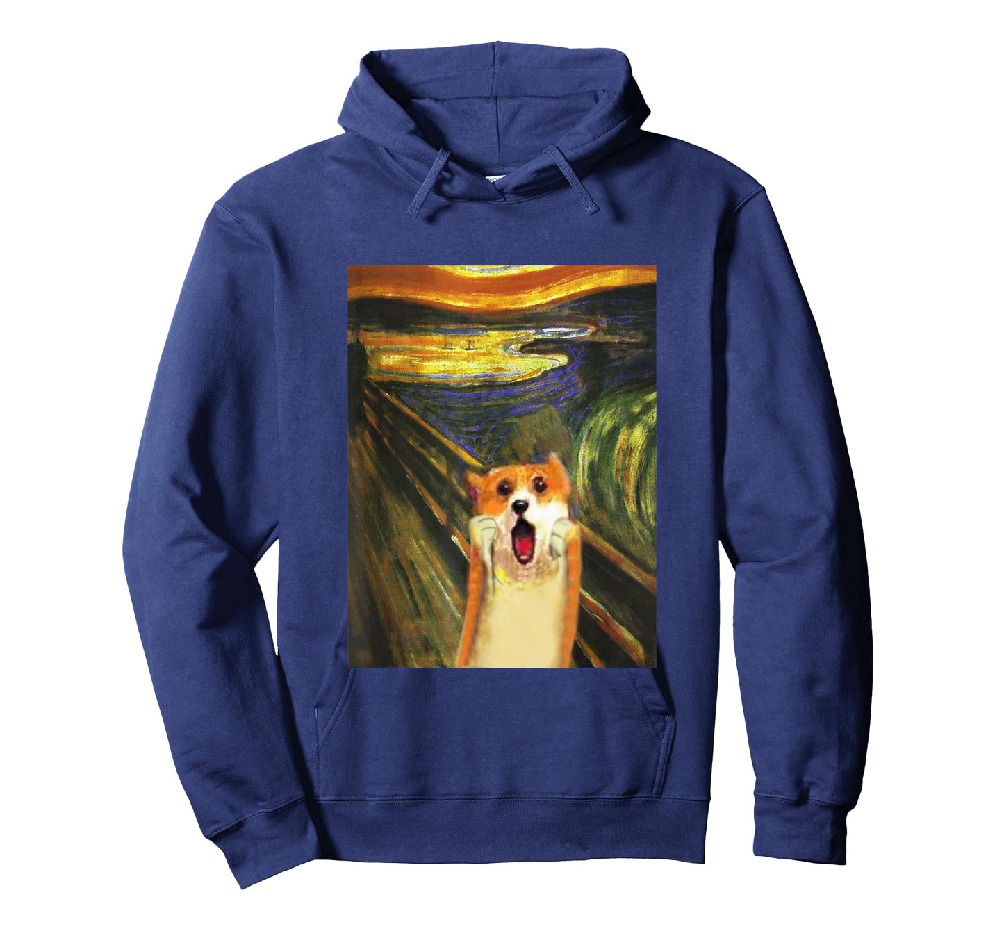Corgi Funny T-Shirt, Dog, Screaming Munch, Cute, Men's, Children, Funny, Clothes, Goods, Gift, Puppy T-Shirt