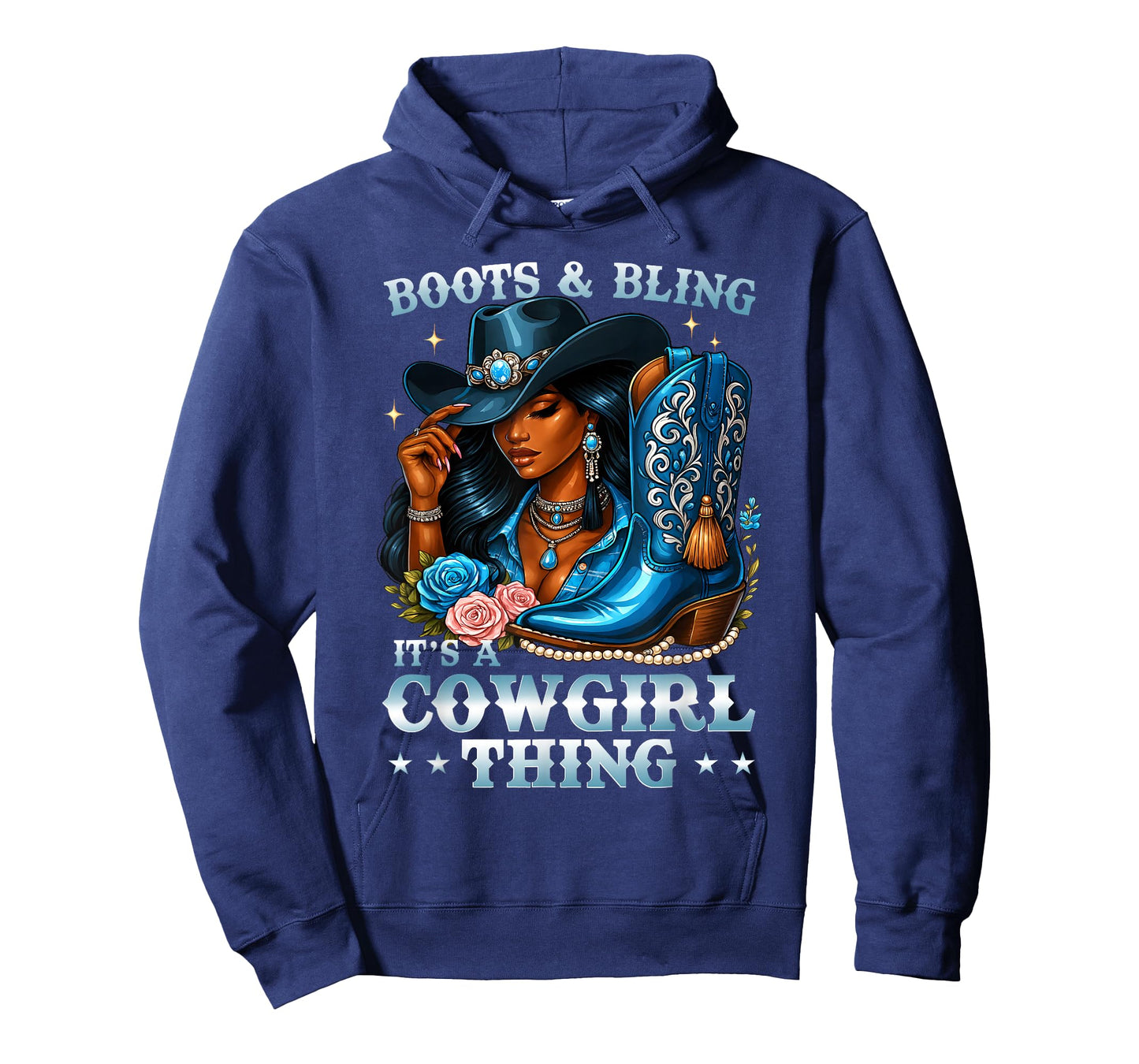 Boots and Bling Its A Cowgirl Thing Rodeo Country Girls T-Shirt