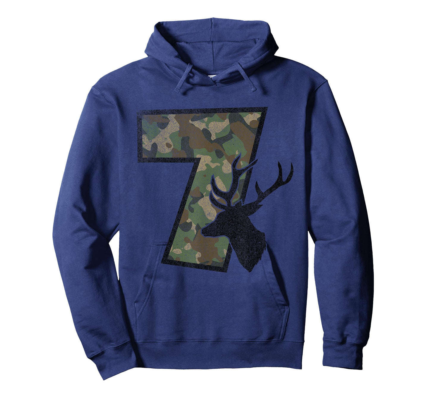 Country Boys Camo 7 Seven Year Old Birthday Deer Hunter Tee T-Shirt