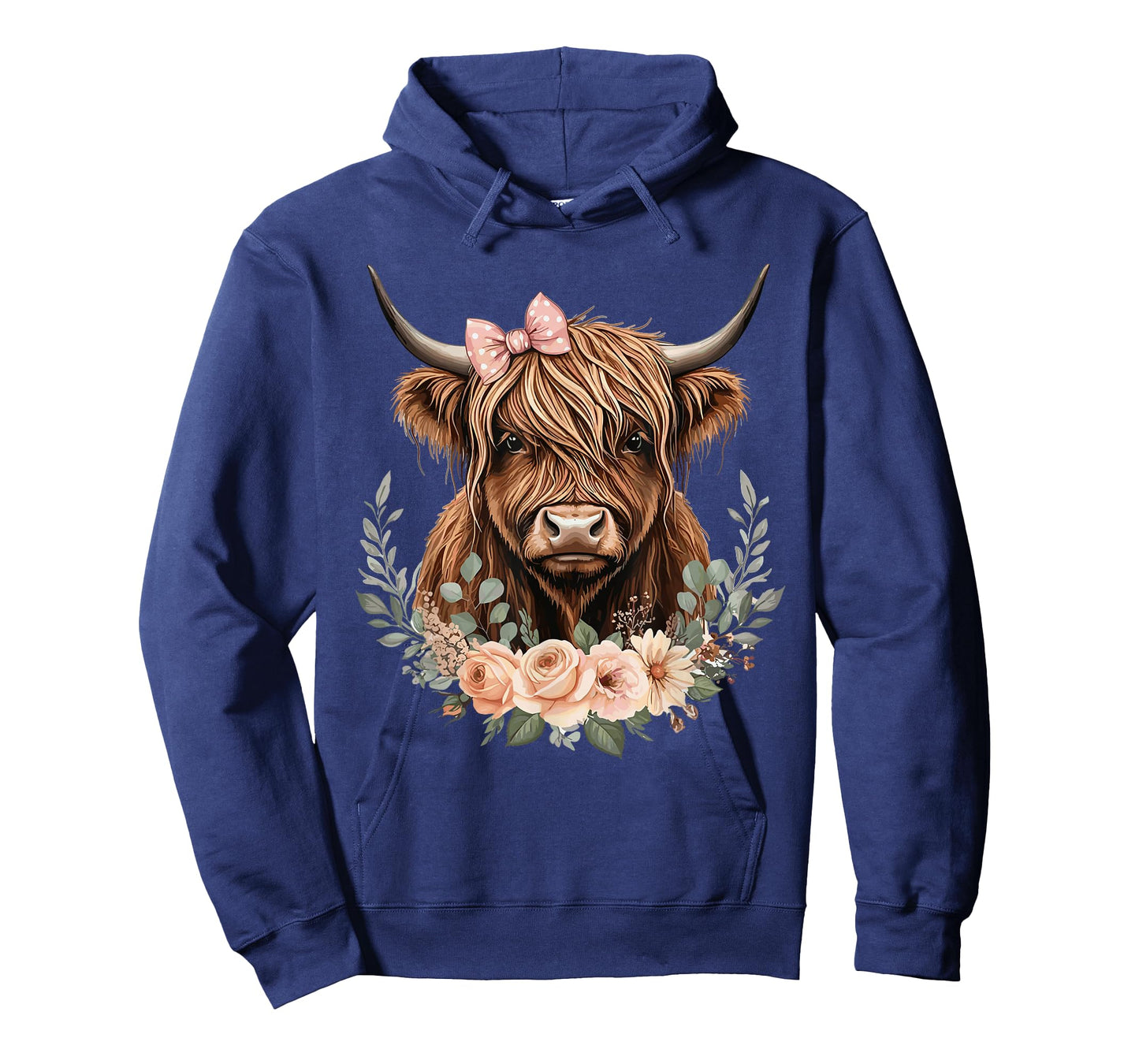 Cute Highland Cow for Women Farm Cowgirl Scottish Cattle T-Shirt