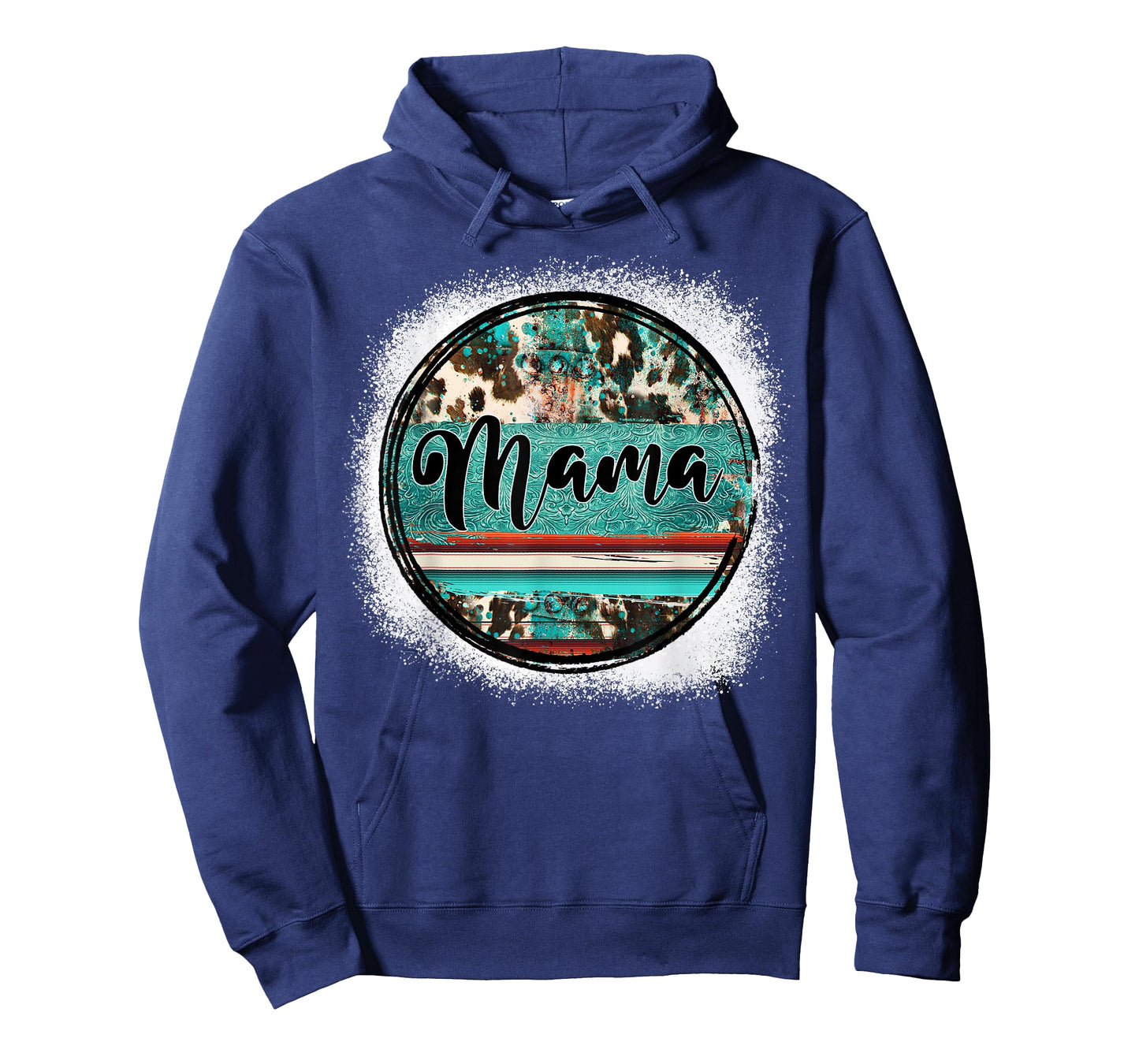 Western Bleached Turquoise Cowgirl Rodeo Mama Mother's Day T-Shirt
