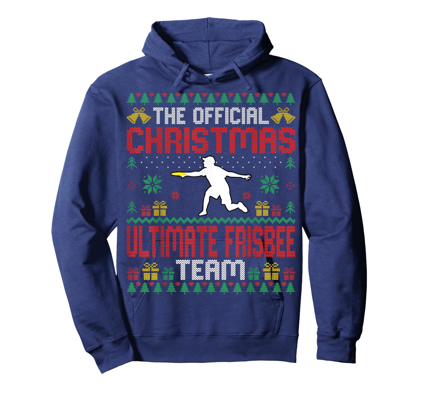 Funny Ugly Christmas Ultimate Frisbee Team Xmas T-Shirt