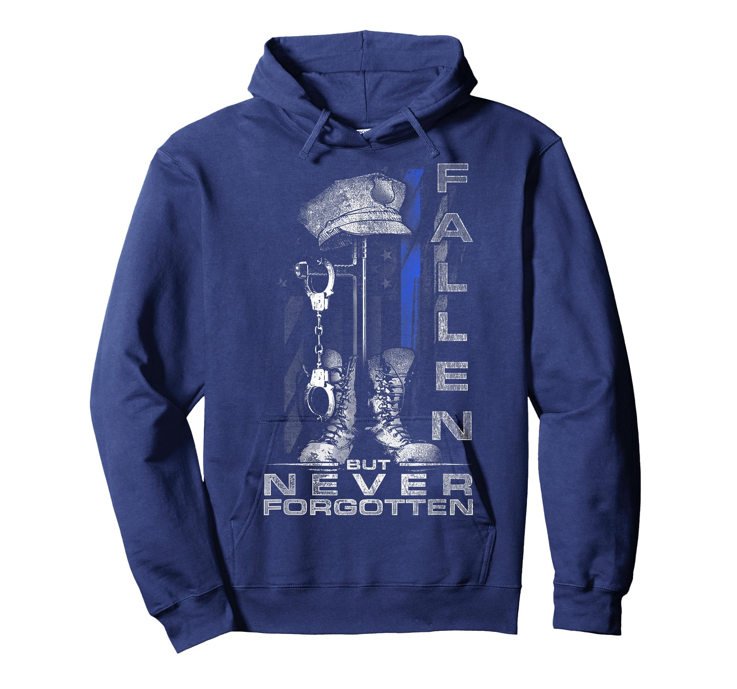 Thin Blue Line - Fallen But Never Forgotten T-Shirt T-Shirt