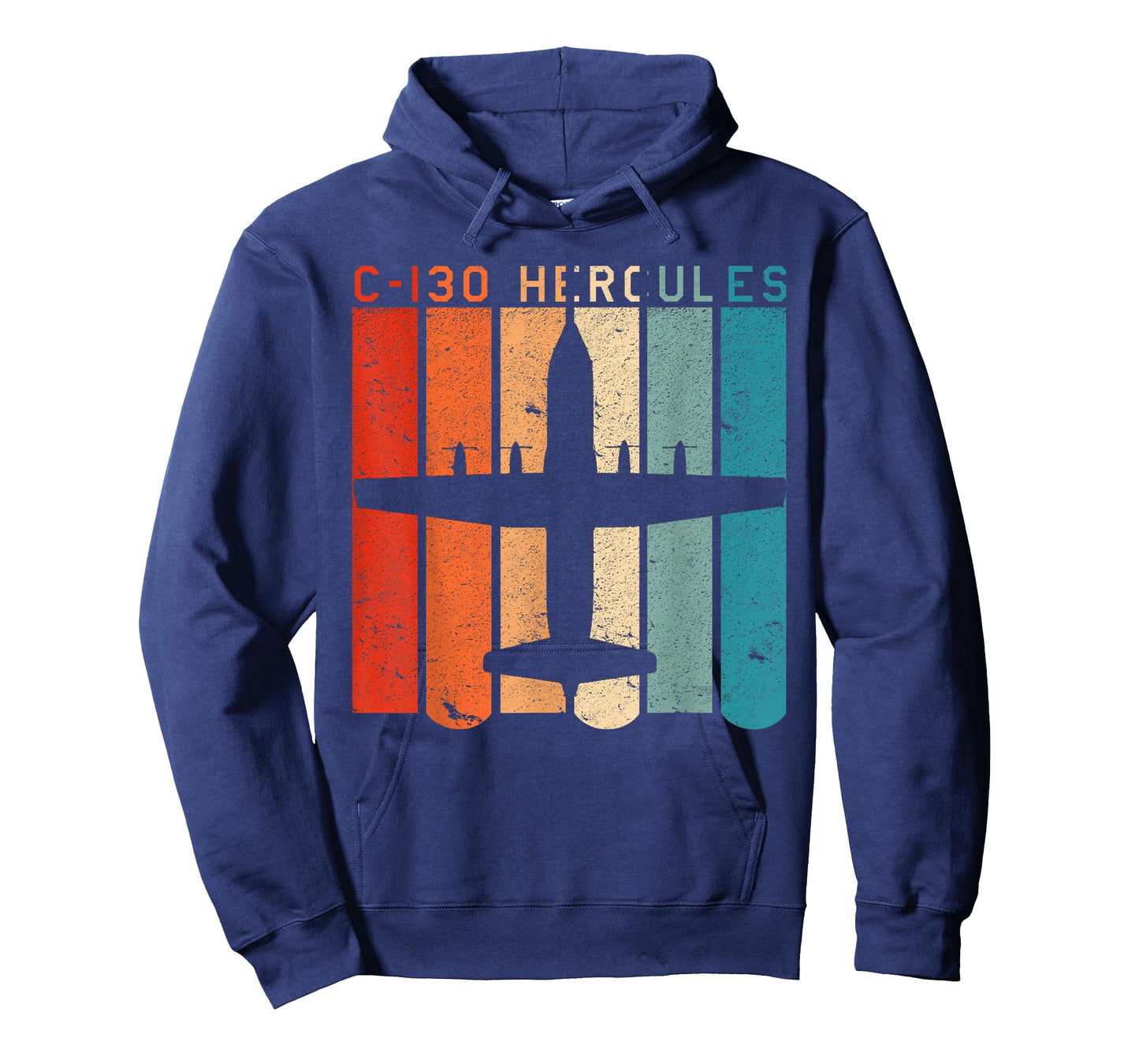 C-130 Hercules Aeroplane Retro Vintage Style Aviation Design T-Shirt