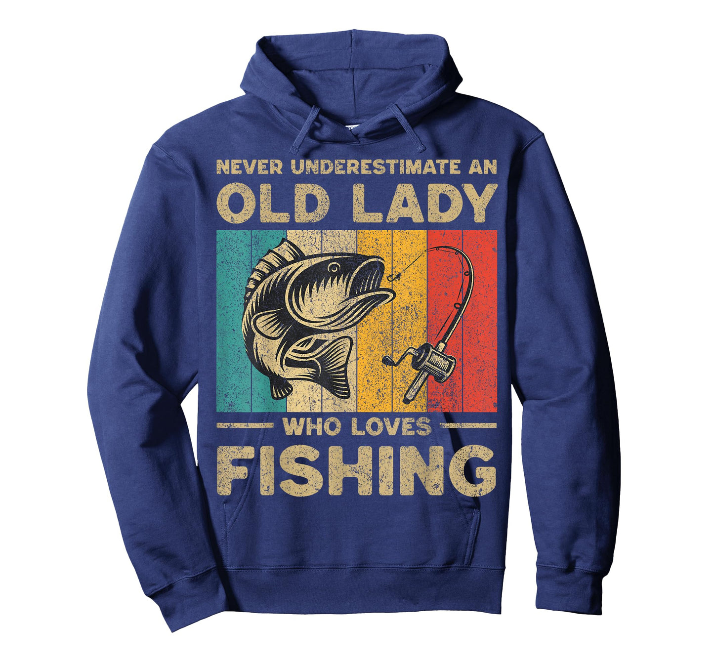 Funny Vintage Fishing Jokes Womens Fisherman Bass Fish T-Shirt
