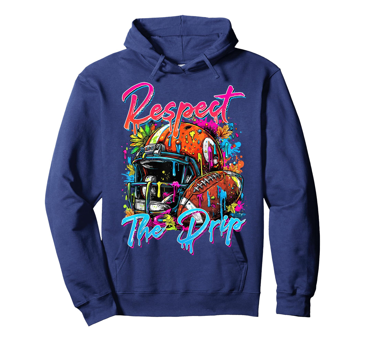 Respect The Drip Football Drip Boys Ice Cream Drip Youth T-Shirt