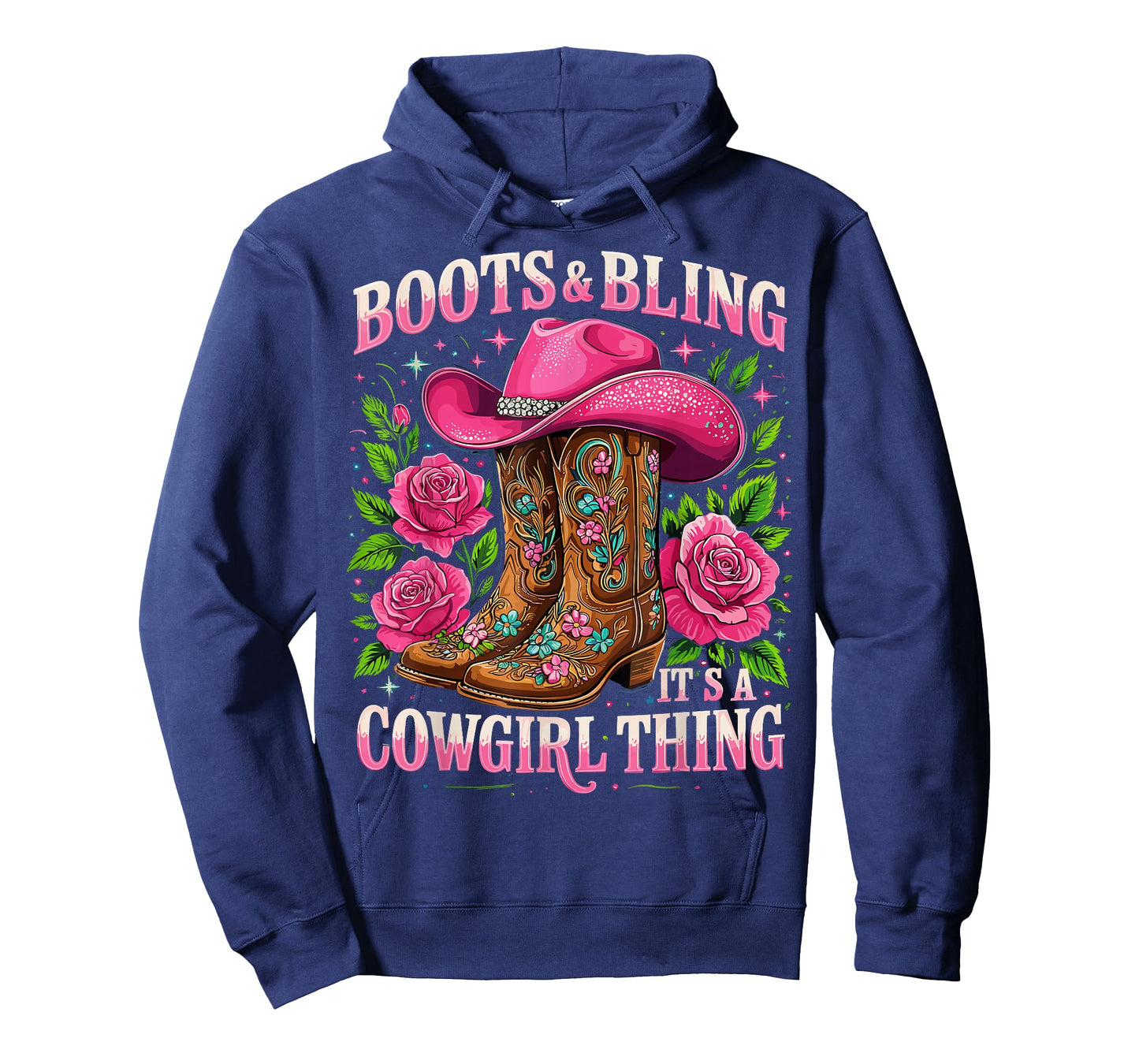 Boots and Bling its a Cowgirl Thing Country Girl T-Shirt