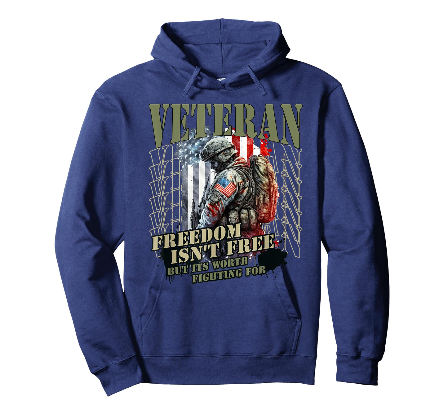 Freedom Isn't Free But It's Worth Fighting For Veterans T-Shirt