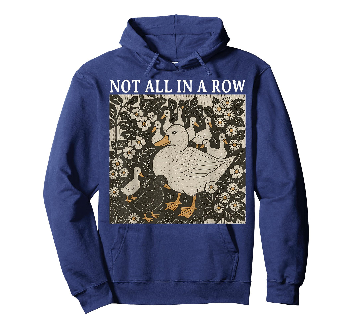 Ducks Not in A Row Funny Retro Homesteading Design T-Shirt