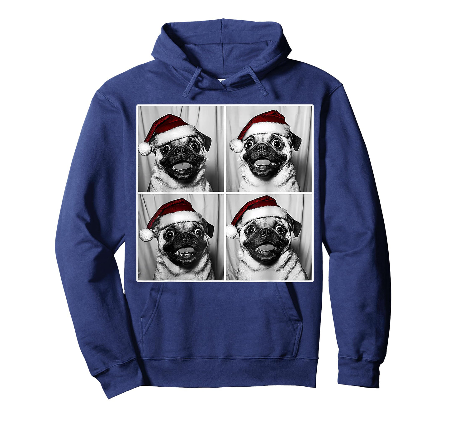 Funny Dog Selfie Shirt Christmas Selfie Xmas Pug Meme T-Shirt
