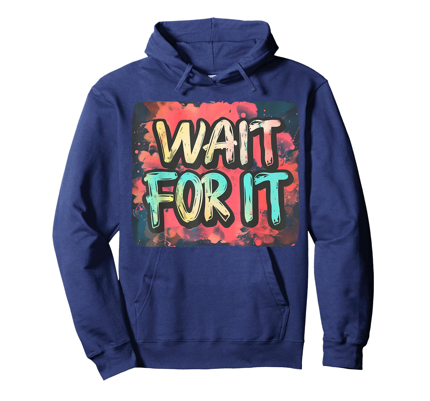 Dynamic Wait for It Emblem for a Playful Twist T-Shirt