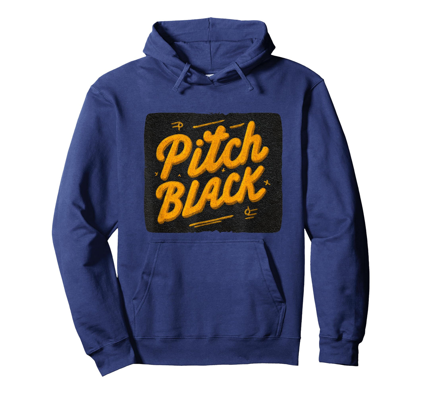 Beautiful Pitch Black Speech Emblem T-Shirt