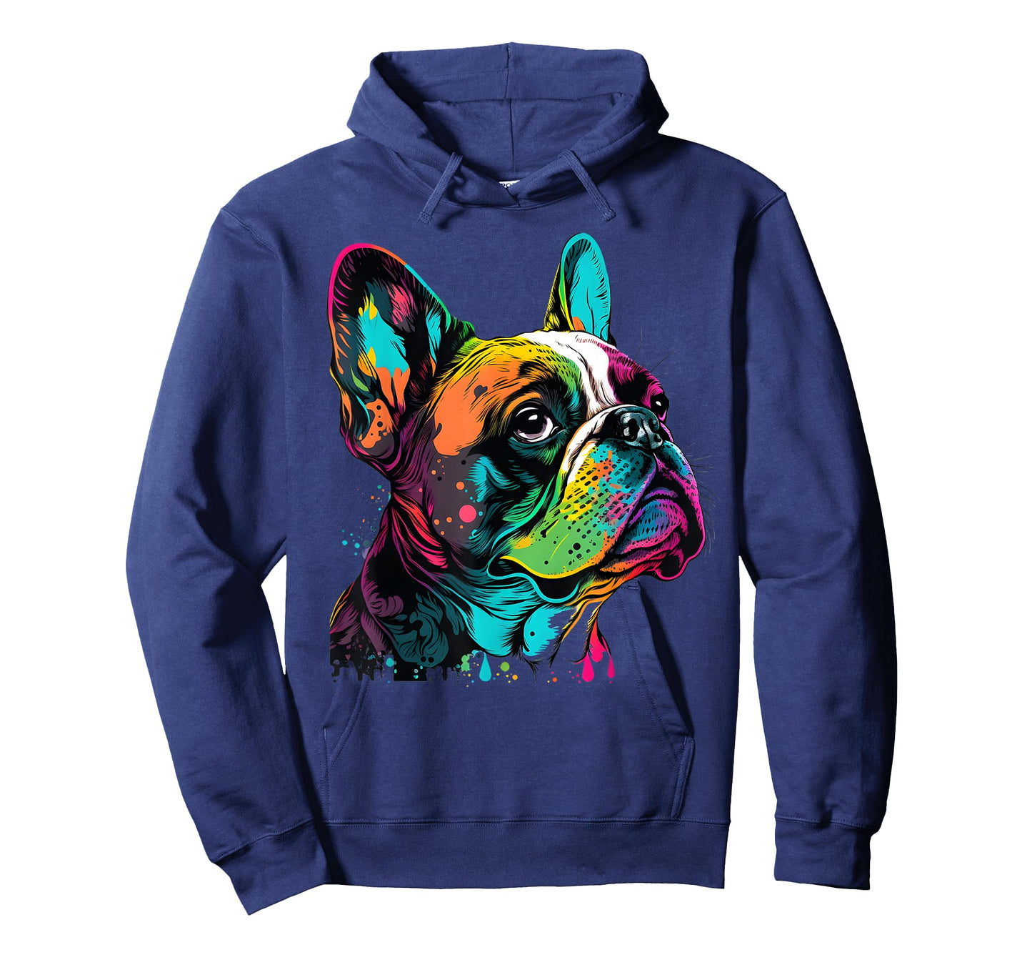 Cute French Bulldog Colorful Pop Art Portrait For Dog Owners T-Shirt for Men Women Kids