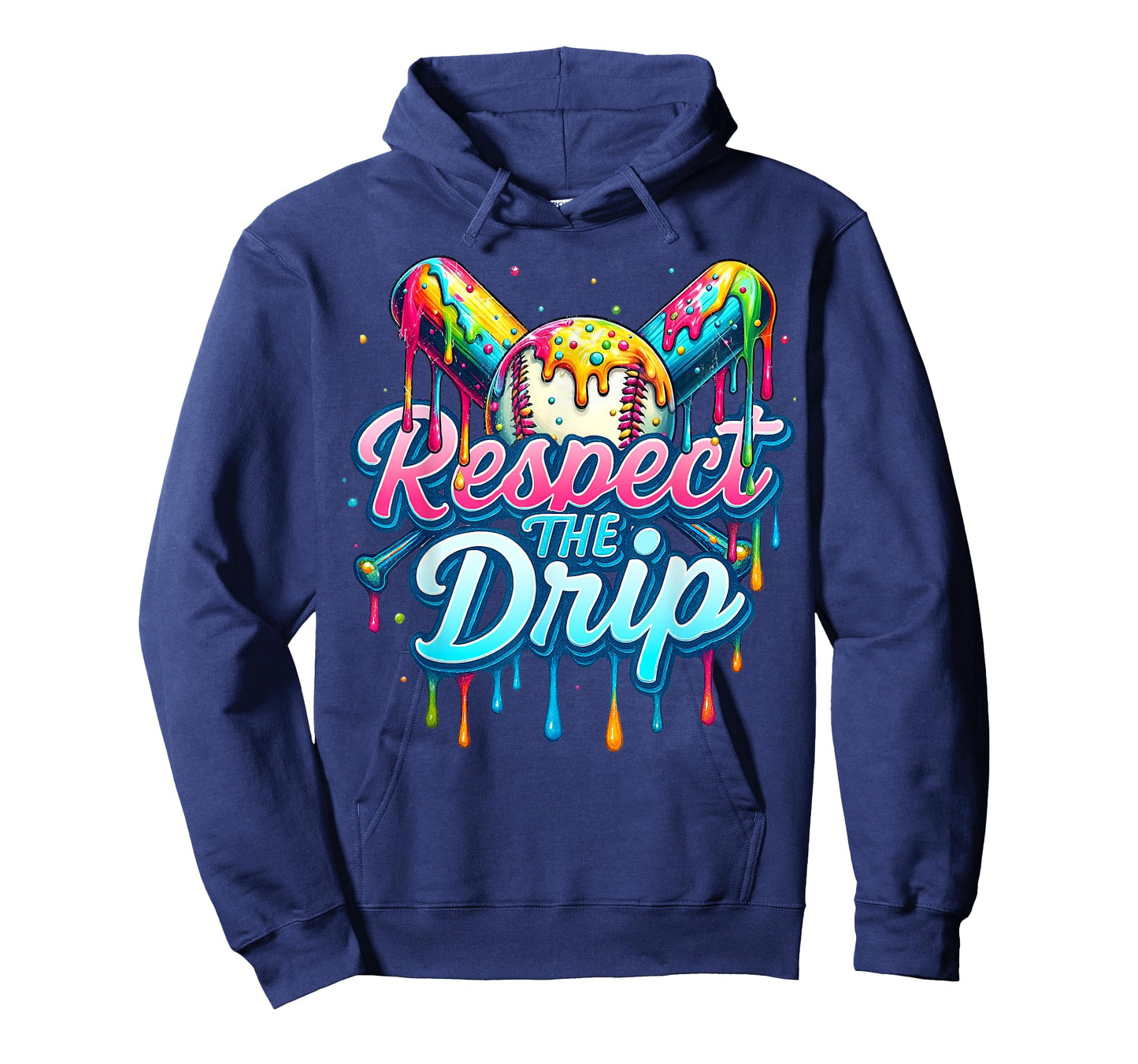 Baseball Drip Boys Ice Cream Drip Youth Respect The Drip T-Shirt