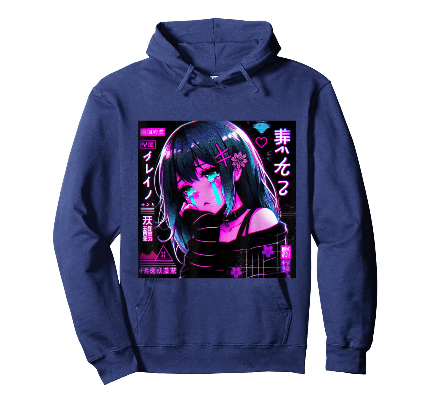 Vaporwave Anime Girl Japanese Aesthetic Anime Otaku T-Shirt