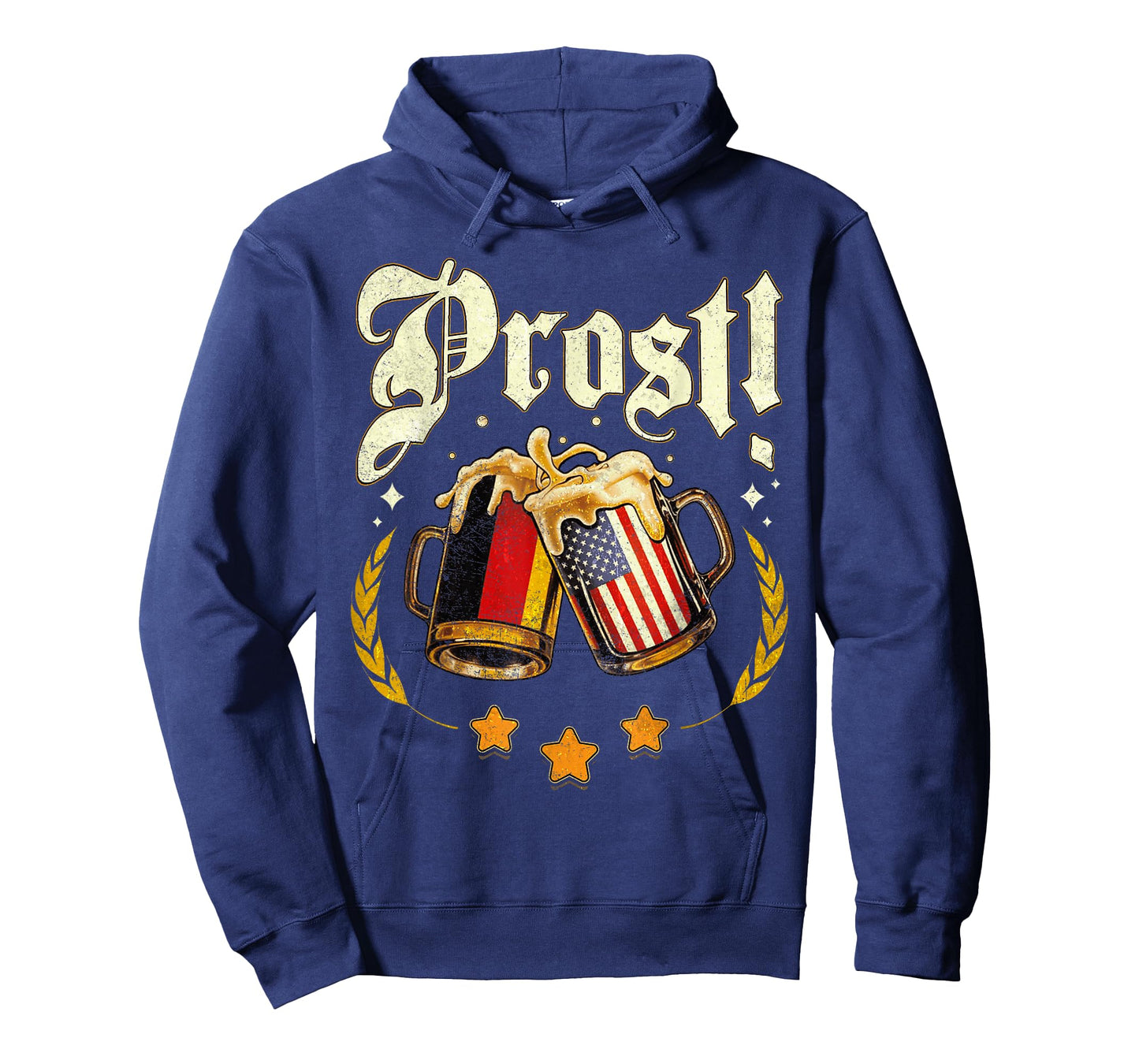 Oktoberfest Shirt for Men Women German Flag Prost Vintage T-Shirt
