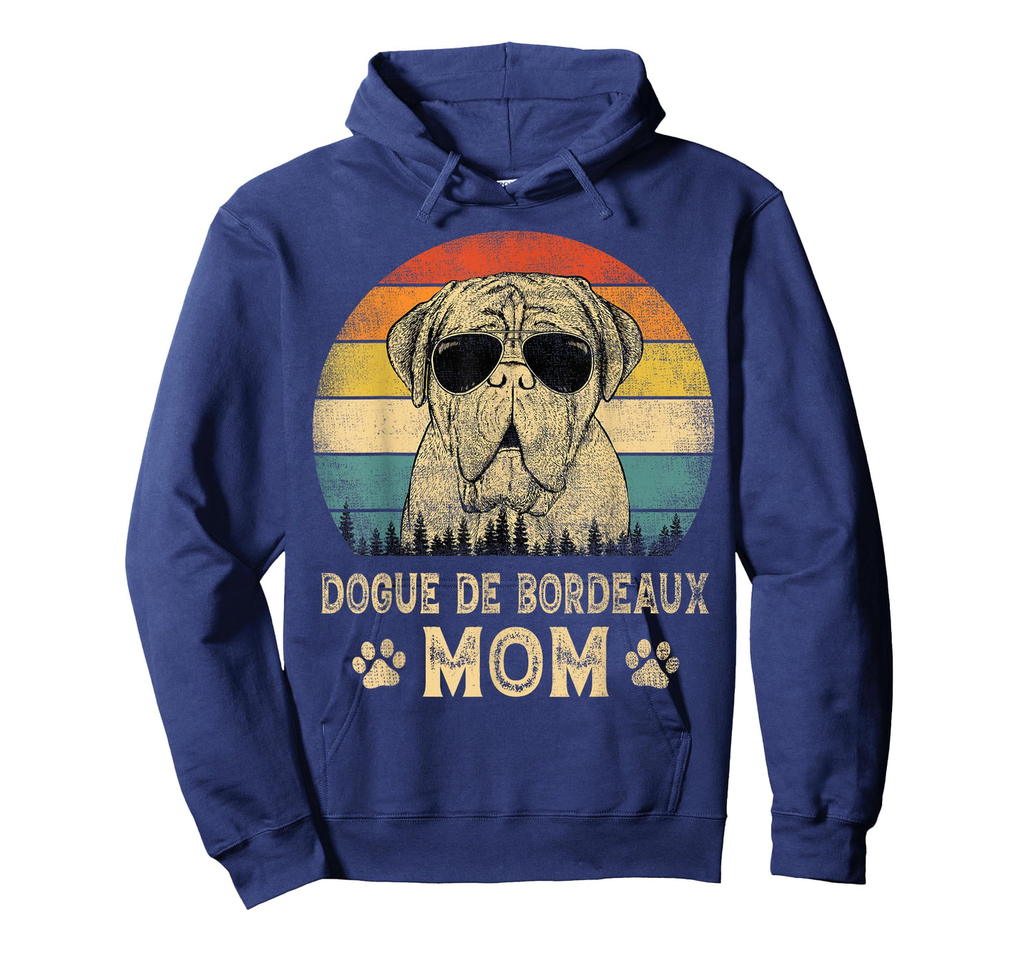 Vintage Dogue De Bordeaux Mom Dog Lovers Mother's Day Men Women T-Shirt