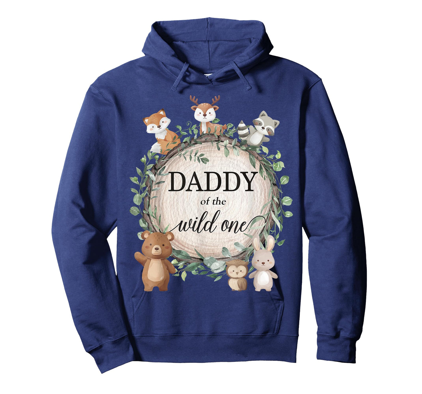 Daddy of the Wild One Woodland Forest Animals 1st Birthday T-Shirt
