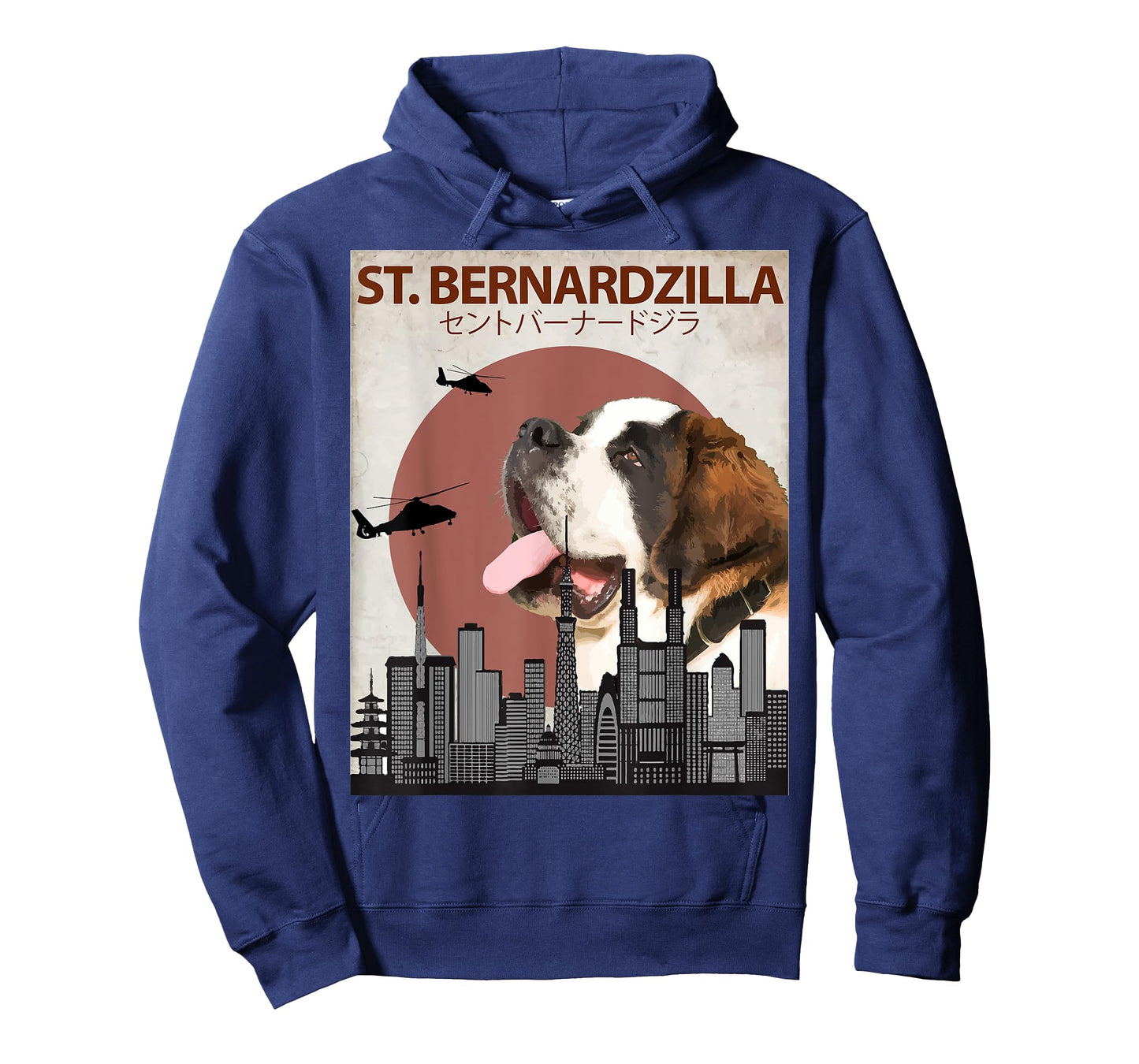 St. Bernardzilla | Funny Saint Bernard Dog Lovers T-Shirt Men Women Girls Kids T-Shirt