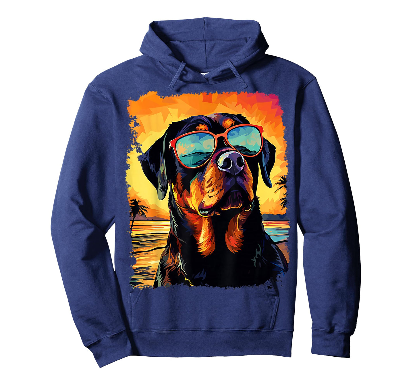 Dog Rottweiler Hawaiian T-Shirt