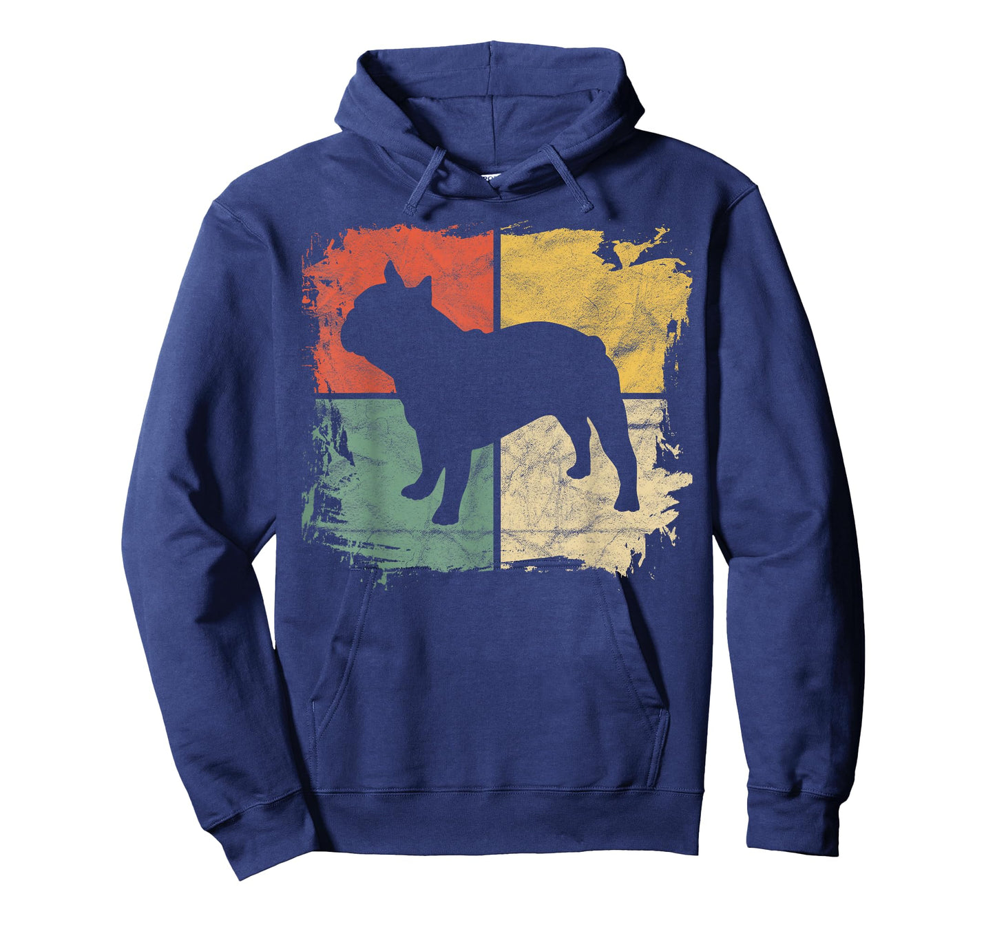 Square Retro French Bulldog Owner Gift Dog Frenchie Dad Mom T-Shirt