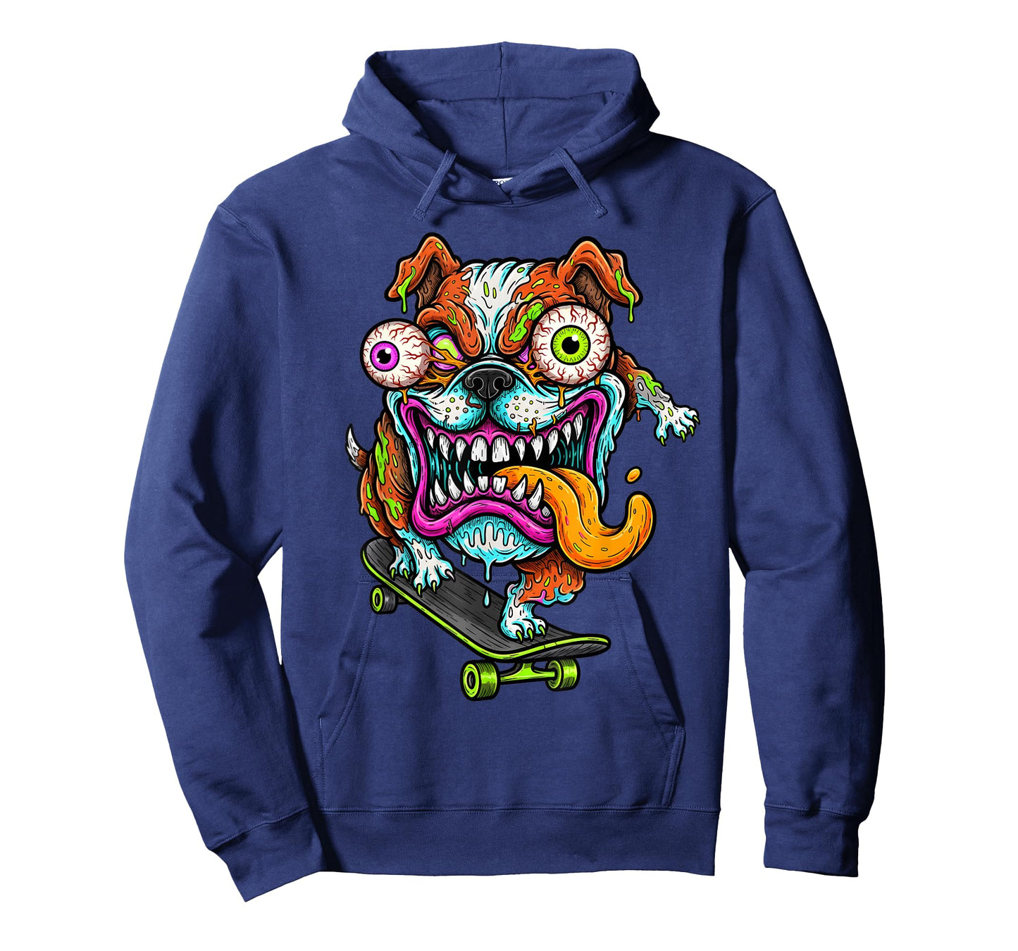 Skateboarding Sk8 Bulldog Skater Cool Brainrot Art Design T-Shirt