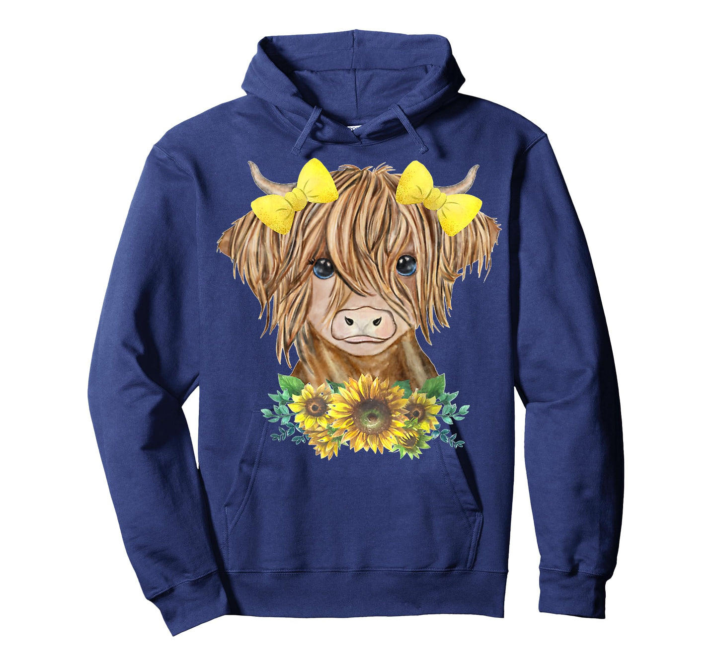 Highland Cow With Sunflowers T-Shirt