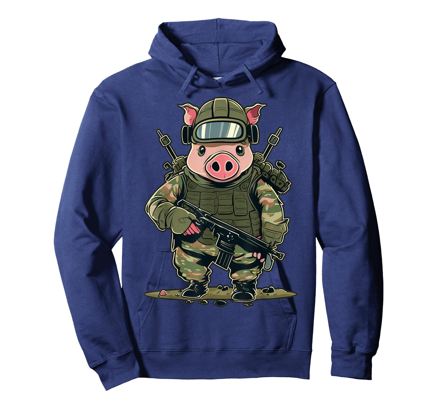 Soldier Pig Army Military Pig T-Shirt
